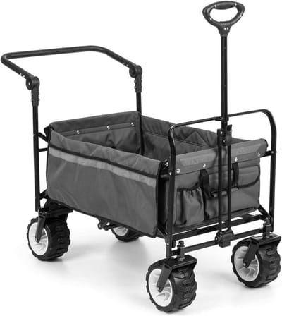 DailySupplies® Bolderkar Opvouwbaar Luchtbanden - Strandwagen - Bolderwagen