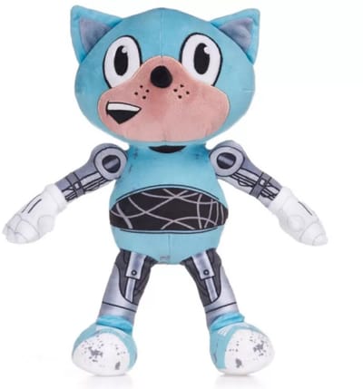 Giant Cat – The Electric State Pluche Knuffel 30 cm - Speelgoed Robot Knuffels voor Kinderen Jongens Meisjes - Bekend van Netflix Film