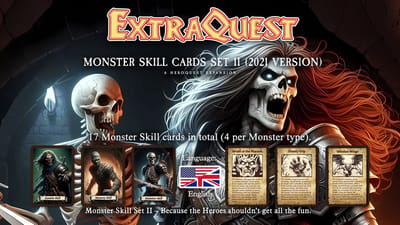 ExtraQuest Monster Skill cards Set II - Undead **ENGLISH ONLY** (Heroquest 2021 Edition)