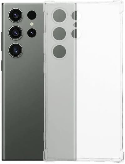 Transparant Schokbestendig TPU Hoesje Geschikt voor Samsung Galaxy S24 Ultra | Back Cover | Dun | Flexibel | Shockproof | Doorzichtig
