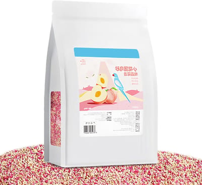 Vogelkooi Bodembedekking - Kooi Strooisel - Hygiënisch Verblijf - Stofvrij Systeem - 28.9L x 22B cm - Roze