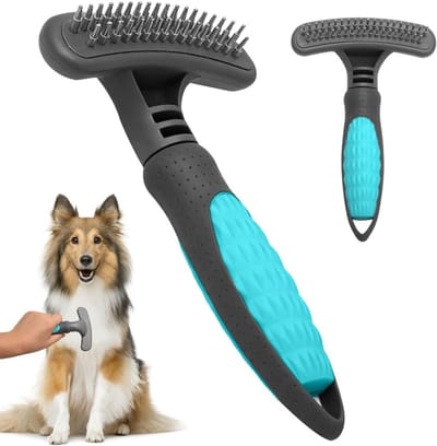Effectieve Ontklitborstel voor Honden en Katten - Verwijdert Ondervacht en Klitten, Ideaal voor Dierenverzorging en Vachtverzorging