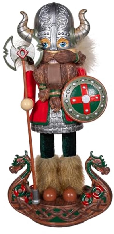 15" Viking Notenkraker - Unieke Vakantiedecoratie