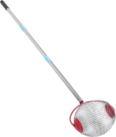 Notenverzamelaar RVS - Fruitplukker Tuin - Buiten Verzamelen - Uitschuifbare steel - 113.5 cm Lengte