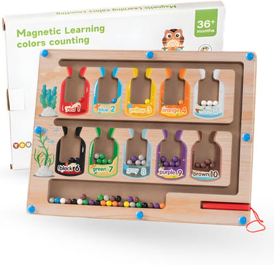 Youly® Magnetisch Doolhof Houten Speelgoed – Educatief Montessori Speelgoed voor Kinderen vanaf 3 jaar - Snoepjes Editie