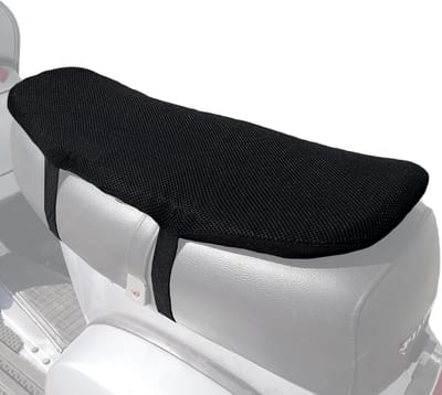 Accessori Lupex Gel zitkussen voor motorfiets en Sooter in 3D, zadelhoes, verstelbare stoelhoes, antislip, ademend en flexibel, 62 x 29 x 3 cm