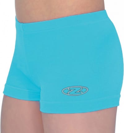 Turquoise effen velours turnbroekje maat 110-116 meisjes gymbroekje blauw blauwe lichtblauw lichtblauwe mint minte velourse fluweel fluwelen