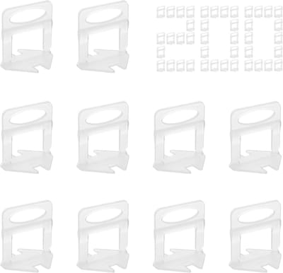 Tegelnivelleringssysteem - Voegkruis Clips - Perfecte Tegels - 3mm Voegbreedte - 200 Stuks - Transparant