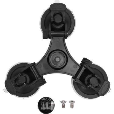 Support Ventouse Satellite Triangle Kit de Montage Trépied Satellite Toit de Camping-car avec Adaptateur pour Mini
