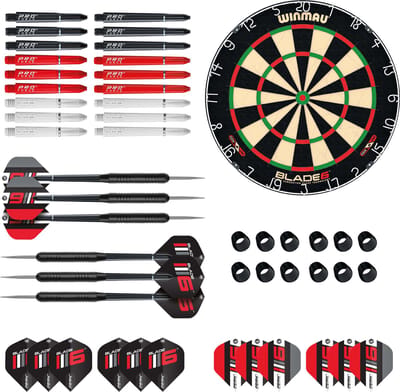 Winmau Blade 6 Starter Pack - Dartset