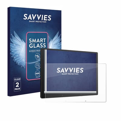 2 Stuks Savvies Screenprotector - geschikt voor Atoto X10 10" X10G211E - beschermfolie glas transparant