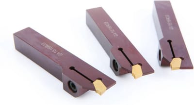 8 mm Afsteekhouder / Langsdraaibeitel met 3mm Wisselplaat Plus 10 extra Wisselplaten