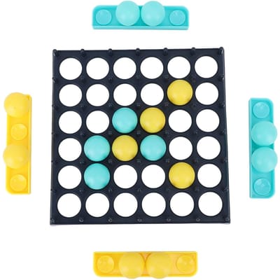 Stuiterbal Tafelspel Interactief Plezier Springende Verbind Bal Familiale Feestspellen Speelgoed voor Kinderen blue