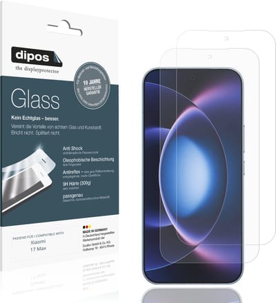 dipos – 2x Matte Pantserfolie geschikt voor Xiaomi 17 Max | 9H Screenprotector