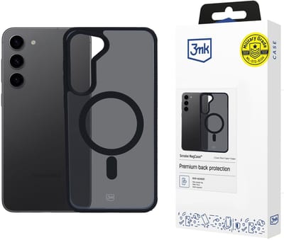 Hoesje voor Samsung Galaxy S23 5G - 3mk Smoke MagCase