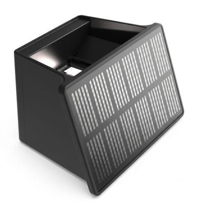 KS Verlichting - solar - wandlamp - Mitch - up - down - buitenlamp - zonne-energie - zwart - IP65 - 3000K