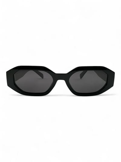 The Brand Remarkable – Zonnebril Unisex – Zonnebril Dames – Zonnebril Heren – Rechthoekige Zonnebril – Zwart – UV400 – Luxe, Duurzame & Trendy Zonnebril – Designer Zonnebril – Mode Zonnebril 2025 – Inclusief Beschermhoes – Polariserend Look