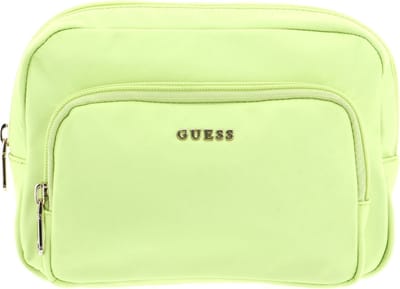 GUESS Cosmetische tas Cosmetic Pouch Lime Lichtgroen