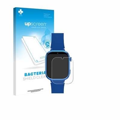 upscreen - Screenprotector voor whraills Kids Smartwatch - Folie Beschermfolie transparant antibacterieel