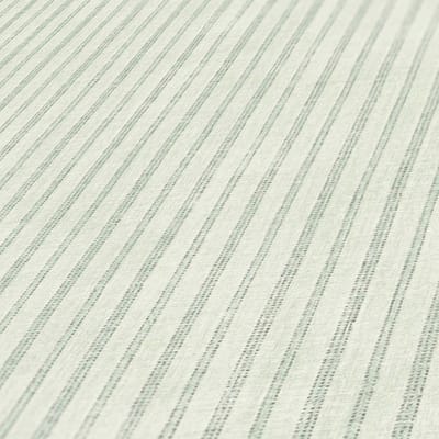 FIJNE STREPEN BEHANG | Landelijk - crème groen - A.S. Création Maison Charme