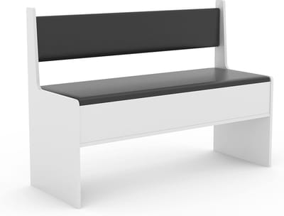 Hoekbank met Opbergruimte en Opklapbaar Zitvlak - Tijdloos Ontwerp - 110 cm Breed