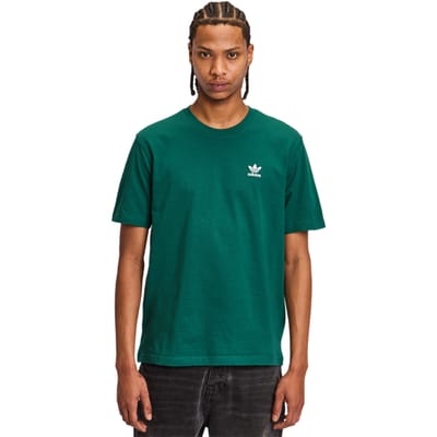 Adidas Essentials T-shirts Heren - Groen - Maat S - Katoen Jersey