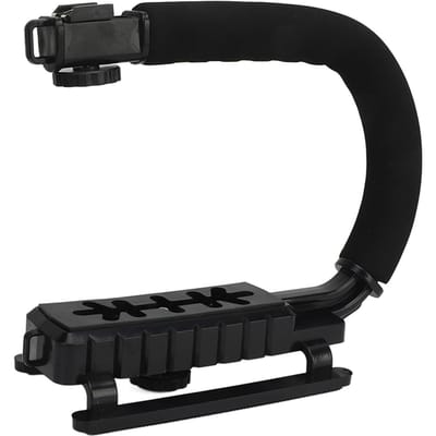 Video Actie Stabiliserende Handgreep Aluminiumlegering en ABS U-type Camcorder Handheld Stabilisator voor