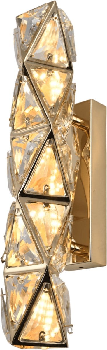 Kosilum - Dalina - Wandlamp - Roségoud - Metaal en kristal