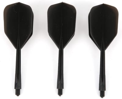 Dartschachten en Vluchten Set met 3 Stuks 2BA Anti-Breuk Darts Accessoires Zwart