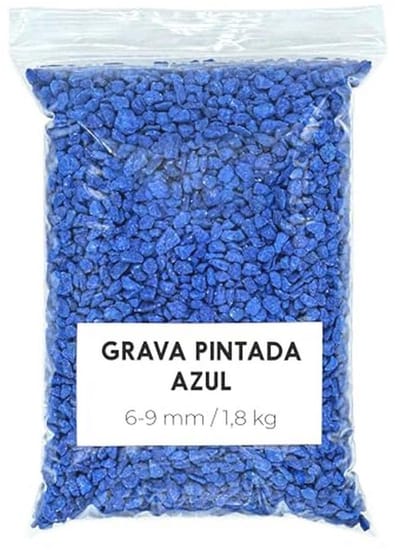 Decoratief Blauw Grind voor Vazen en Bloempotten - 1,8 kg, 6-9 mm