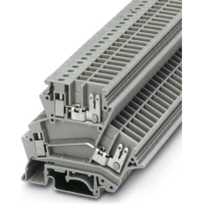 Phoenix Contact 2770561 Doorgangsserieklem 6.2 mm Schroeven Grijs 50 stuk(s) Piece