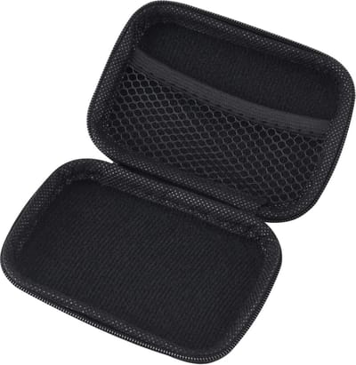 Eva hoofdtelefoon opbergtas 2,5-inch harde schijf tas multifunctionele digitale product opbergdoos oplader opbergdoos tas - zwart