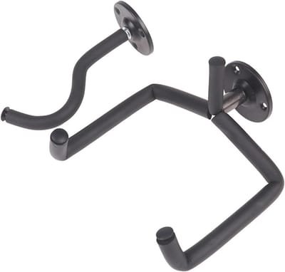 Gitaar Wandhouder - Instrument Hanger - Muziek Opslag - Ruimtebesparend Ontwerp - 1 Stuk - Zwart