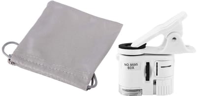 Dailygoody - Handige Microscoop 60X - Mini Vergrootglas met LED en UV-licht - Draagbaar en Lichtgewicht - Geschikt voor Valuta Controle en Onderzoek