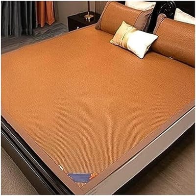 Zomer Tapijt - Rotan Matras - Koel Slapen - Antislip Onderkant - 120 x 190 cm - Natuurlijk
