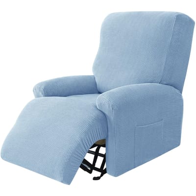 1 stuks Volledig pakket stretch relaxfauteuilhoes, stoelonderkant, stoelhoes, bankhoes, fauteuil, stofhoes Hoezen stoelen gray