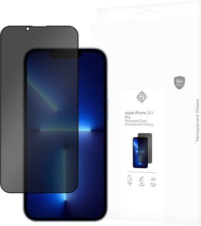 Cazy privacy Screenprotector geschikt voor iPhone 13 / 13 Pro - Screenprotector Anti Spy Gehard Glass