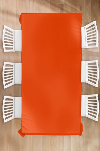 Tafelkleed - Tafellaken - 130x260 cm - Sienna - Aarde - Kleuren - Effen - Binnen en Buiten