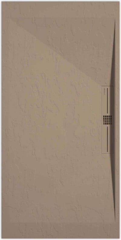 Sanifun douchebak Stone Side Moka Slate 1300 x 800 P