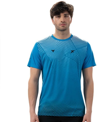 Drop Shot Abian Campa T-shirt Met Korte Mouwen Blauw S Man