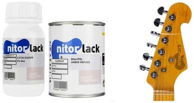 NitorLACK N167029108 NitorPOL Polyurethaanlak Amber Vintage Gloss – 500 ml + 250 ml Verharder