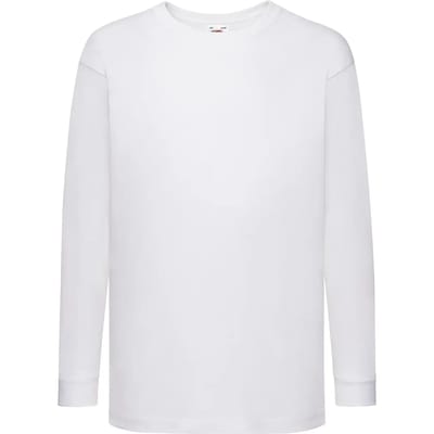 T-shirt met lange mouwen kind Fruit of the Loom