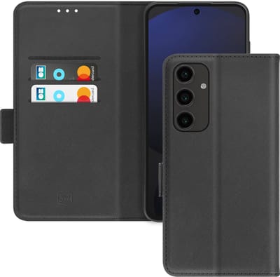 3mk, Etui Geschikt voor Galaxy S24 FE MIL-STD-810H met Kaarthouder en Videostandaard, Zwart