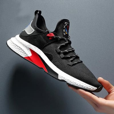 Baskets pour hommes Chaussures de marche légères Chaussures pour hommes Baskets pour hommes Chaussures décontractées pour hommes Chaussures d'entraînement pour hommes Tenis Feminino Zapatos 41 noir