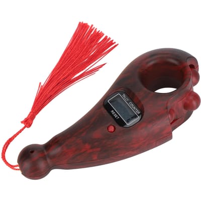 Houtnerf Digitale Kralenteller Handheld Vinger Kralenteller voor Boeddhistische Meditatie(Hout van red