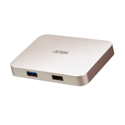 ATEN - UH3235 - USB-C Mini Dock - 4K Ultra HD - Met Stroomdoorvoer
