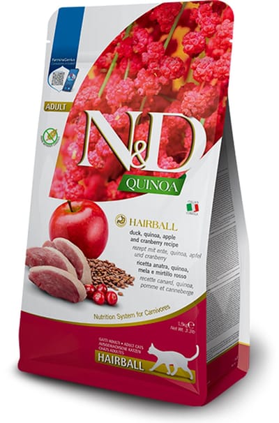 N&D Quinoa kattenvoeding Hairball 1,5 kg