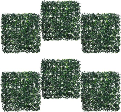 Kunstgras Panelen - Nepplant Wandpanelen - Buiten Decoratie - Onderhoudsvriendelijk Groen - 25.4 x 25.4 cm - Groen
