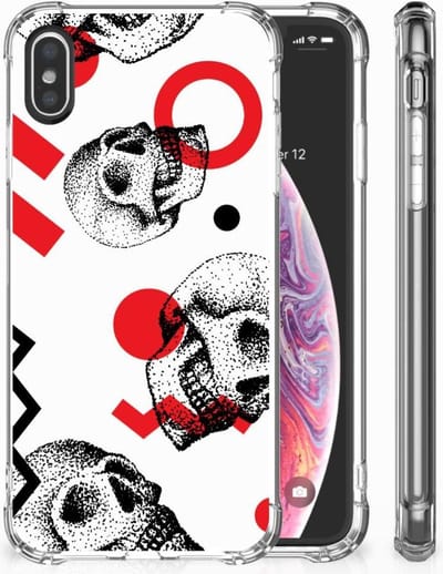 Extreme Case Apple iPhone X | Xs Skull Red