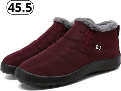 Nivard Antislip Sneeuwboots - Snowboots - Wintersport Sneeuwschoenen - Ski Gadgets Voor Heren - Maat 45.5 - Bordeaux Rood